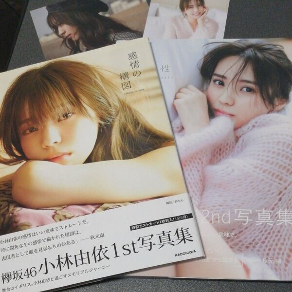 2冊セット 櫻坂46 小林由依2nd写真集 意外性 @LoppiHMV限定カバー版/ 欅坂46 小林由依1st写真集 感情の構図