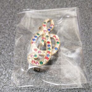 ト音記号ブローチ ピンブローチ アクセサリー ピンバッジ かわいい