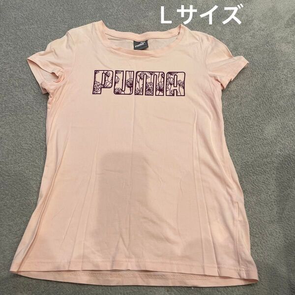 半袖Tシャツ ピンク系 PUMA スポーツウェアLサイズ