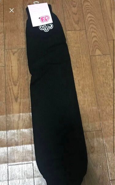 ファンシーポケット レッグウォーマー黒