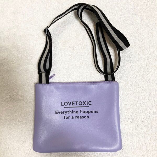 ラブトキシック サコッシュ ショルダーバッグ Lovetoxic ポシェット 斜め掛け レザー風