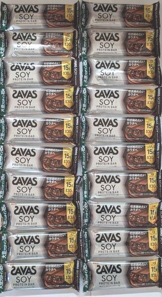 meiji ザバスソイプロテインバーピターチョコレート味20本