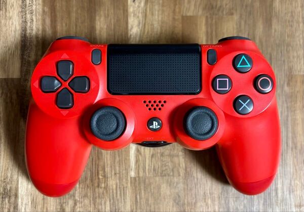 ジャンク品 DUALSHOCK4 マグマ レッド PS4 コントローラー