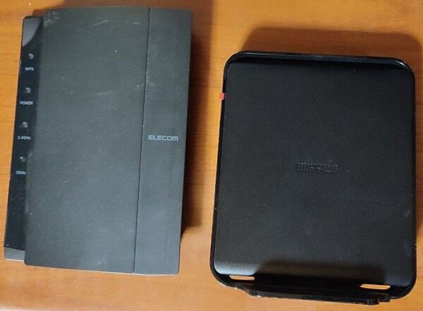ルーター2台セット(WHR-1166DHP、WRC-1167GEBK-I)