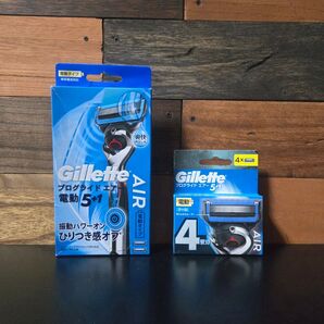 【新品、未使用、未開封】電動タイプGillette プログラインド AIR ★少しだけ訳有りです⑤⑥ ★現品限りの商品です