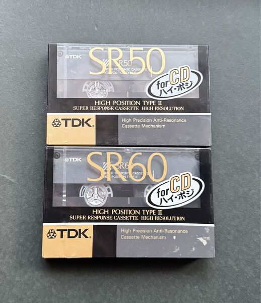 TDK SR50 high position type II 2個セット 新品 カセットテープ ハイポジ TDK