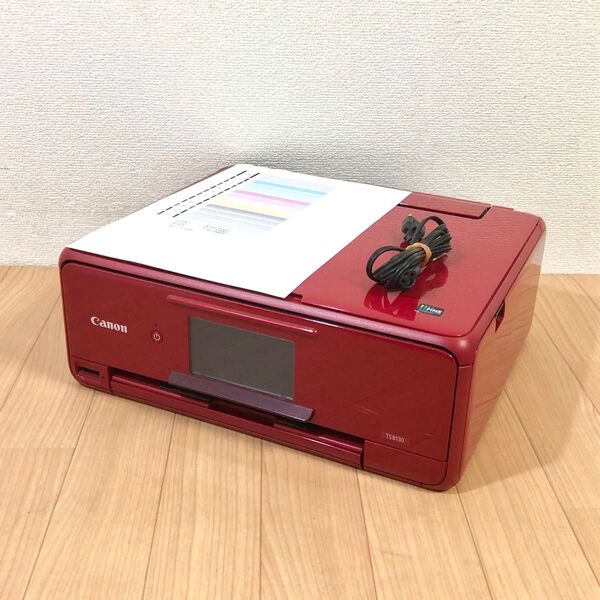 Canon PIXUS TS8130 RD インクジェットプリンター キャノン 複合機 レッド 【ジャンク】