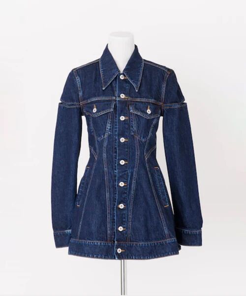 FETICO DENIM SLIT JACKET