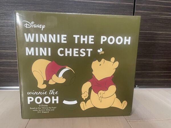 【新品】Disney WINNIE THE POOH MINI CHEST プーさん ミニチェスト