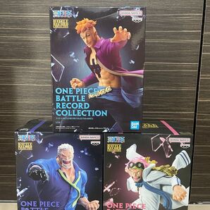 【新品未開封ワンピース BATTLE RECORD COLLECTION ガープ コビー マルコ 3体セット