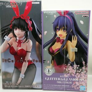 デート・ア・ライブ 時崎狂三 夜刀神十香 バニーフィギュア2体セット 未開封 プライズ品