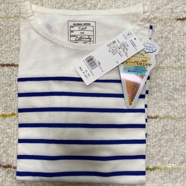 グローバルワーク Tシャツ 半袖 ボーダー 子供服 130㎝