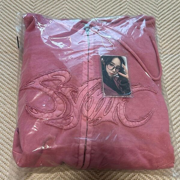 aespa encore PINK HOODIE ZIP-UP ピンクフーディ カリナ トレカ付き 新品未開封