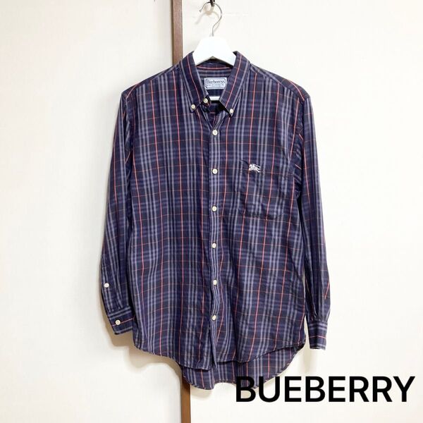 90’s Burberry ノバチェックシャツ S バーバリーロンドン 人気