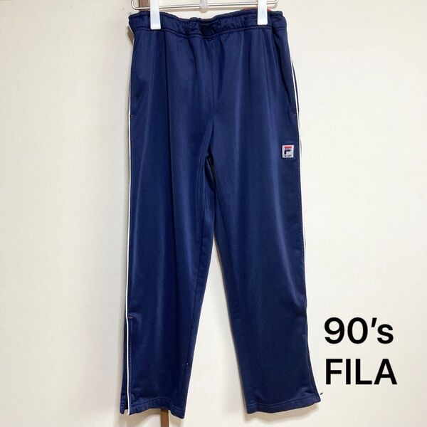 90’s FILA SPORTS トラックパンツ/ジャージ M ユーロ古着フィラ
