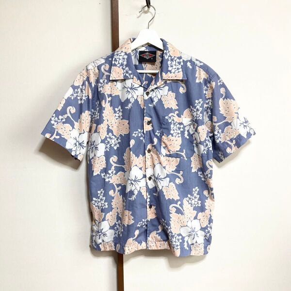 90’s BEAR USA 開襟アロハシャツ M オールドサーフ 人気