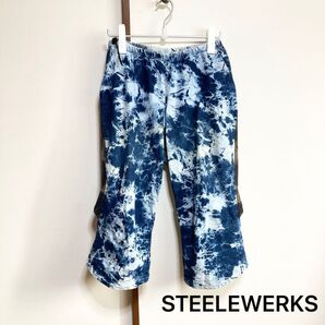 STEELEWERKS USA製タイダイサイクリングパンツ スティールワークス