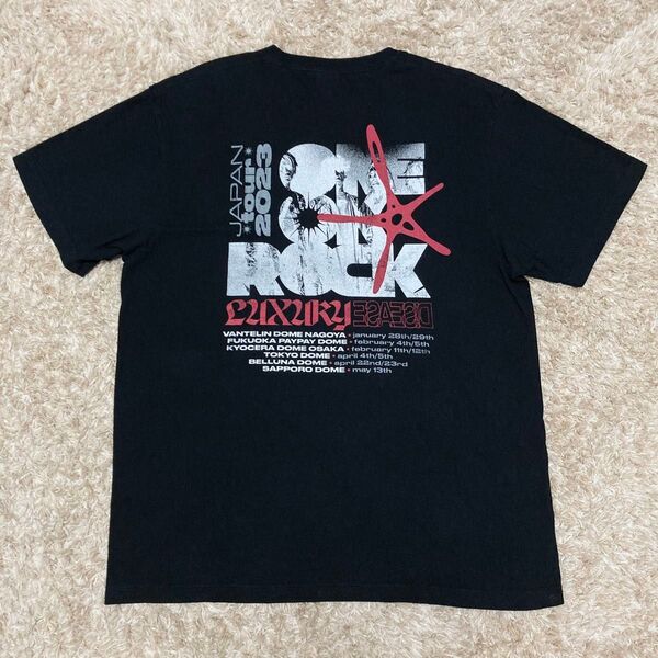 ワンオクロック XL ツアーTシャツ バンド 半袖 夏物 レア グッズ ロック フェス 古着