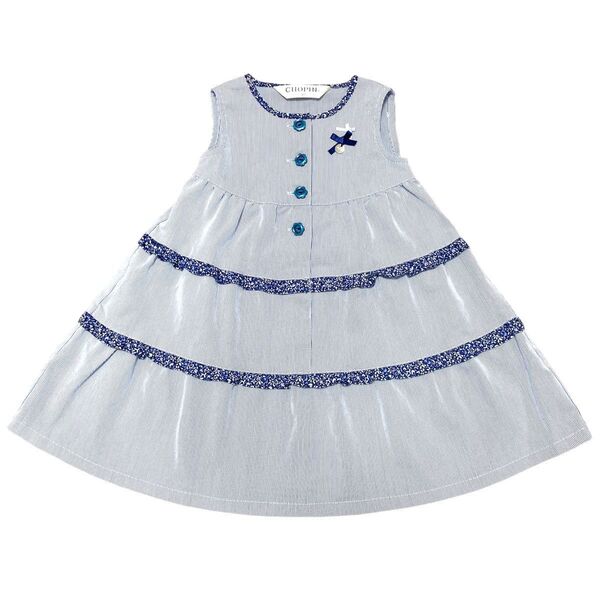 美品 ショパン 90 夏物ワンピース フォーマル セレモニー 女の子 冠婚葬祭 ベビー服