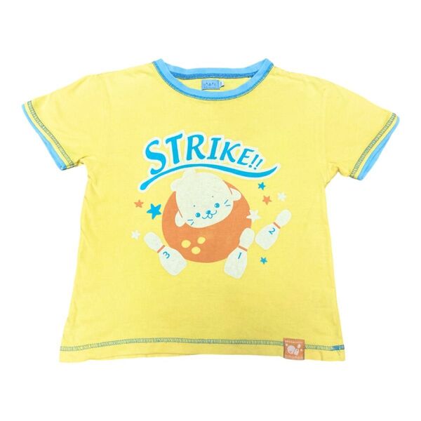 しろたん 120 半袖Tシャツ 夏物 男女兼用 男の子 女の子 昔の 女児