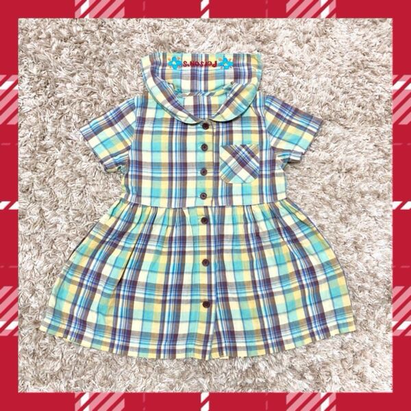 ⑥点おまとめ パーソンズキッズ 90 セーラー服ワンピース 半袖 夏物 平成レトロ オールド トップス スカート Y2K