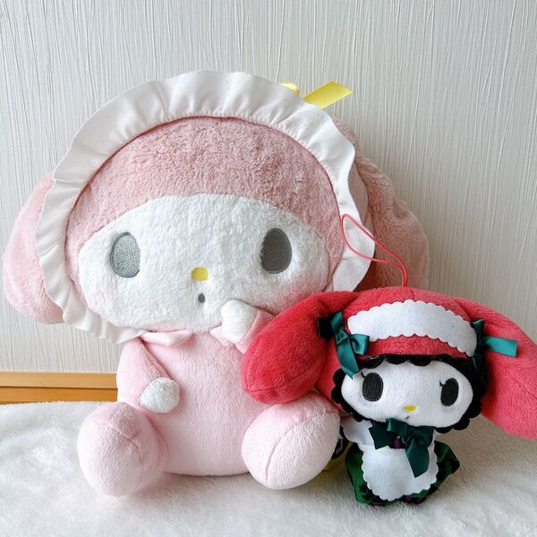 【マイメロ】ぬいぐるみ BIG ピンク ベビー セット まとめ売り マイメロディ サンリオ ピンク メイド ハロウィン