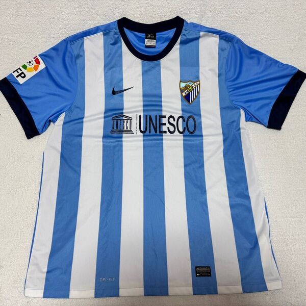 2013/14 マラガCF ユニフォーム XXLサイズ NIKE サッカー ブルー系