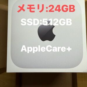 Apple M4 Mac mini メモリ:24GB SSD:512GB