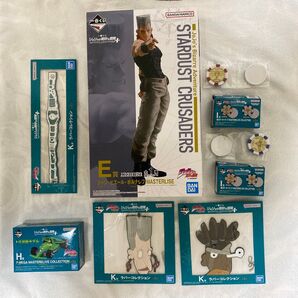 一番くじジョジョの奇妙な冒険スターダストクルセイダース+ E賞ジャン・ピエール・ポルナレフ H賞1個 I賞2個 K賞3個セット