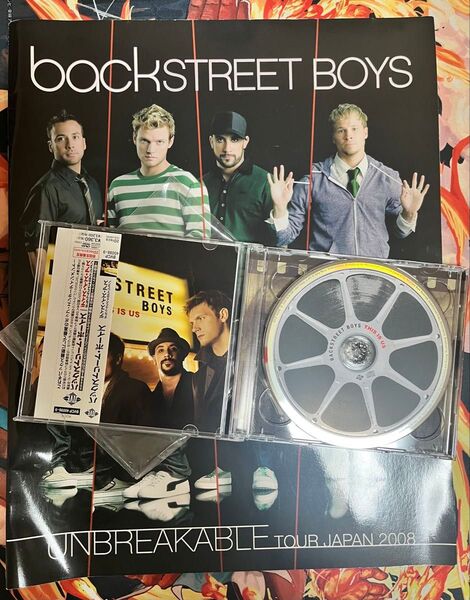 BACKSTREET BOYS ライブ映像特典付きアルバムと パンフレット
