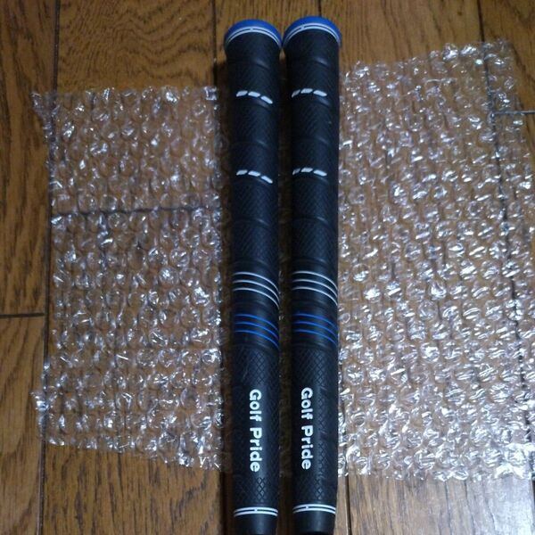 Golf Pride CP2 WRAP JUMBO ゴルフグリップ 2本セット ブラック/ブルー
