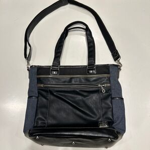 VOLUTTA 2way トートバッグ ショルダーバッグ ブラック