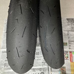 ②ダンロップ DUNLOP KR410 110/70 140/70 サーキットONLY CBR250R 公道不可