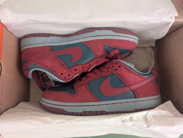 NIKE DUNK LOW PRO SB レッドシャーク 24cm US6 未使用品 ナイキ ダンク SB