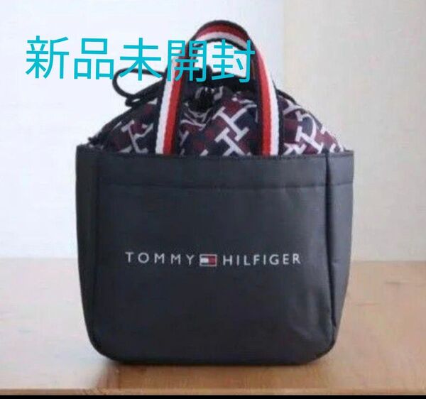 新品未開封 トミーヒルフィガー ランチバッグ ミニ保冷バッグ ゴルフグッズ お弁当入れ ※値引き不可×
