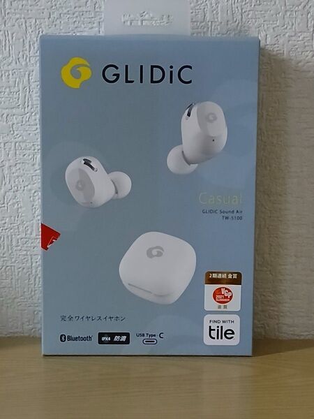 GLIDIC Sound Air TW-5100 完全ワイヤレスイヤホン ホワイト
