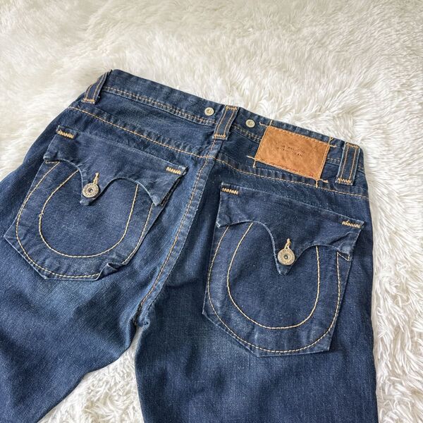 TRUE RELIGION トゥルーレリジョン USA製 JEANS DENIM 布袋 フレア USA製