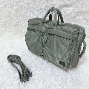 PORTER ポーター タンカー ビジネスバッグ TANKER ブリーフケース 3way 吉田カバン セージ グリーン リュック