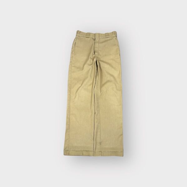 古着 80s vintage Dickies 874 ワークパンツ USA製 ベージュ タロン ディッキーズ スラックス