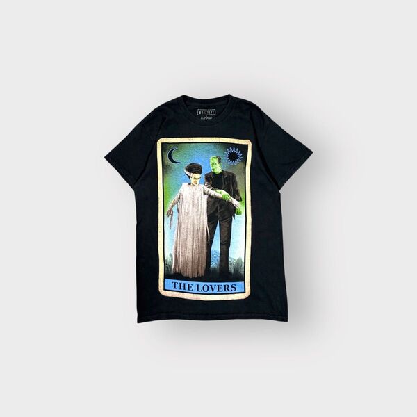 古着 00s Monsters ムービー Tシャツ USA製 フランケン シュタイン 短丈 映画 オフィシャル グランジ アメカジ