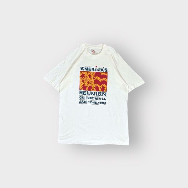 古着 90s アート Tシャツ 半袖 アメリカ ホワイト cityboy 白 ホワイト ノームコア アメカジ