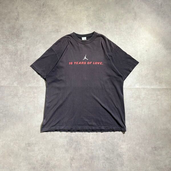 古着 90s 00s NIKE ナイキ シングルステッチ Tシャツ ブラック ジョーダン 半袖 フェード プリント cityboy