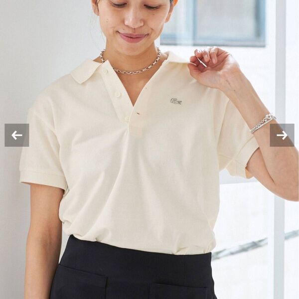 IENA LACOSTE/ラコステ 別注 POLO SHIRTS ポロシャツ 36サイズ