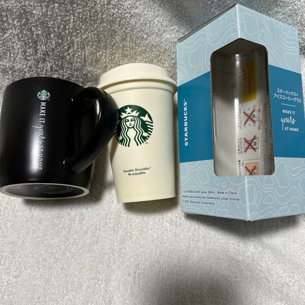 スターバックス 3点セット マグカップ、リユーザブルカップ、グラス STARBUCKS