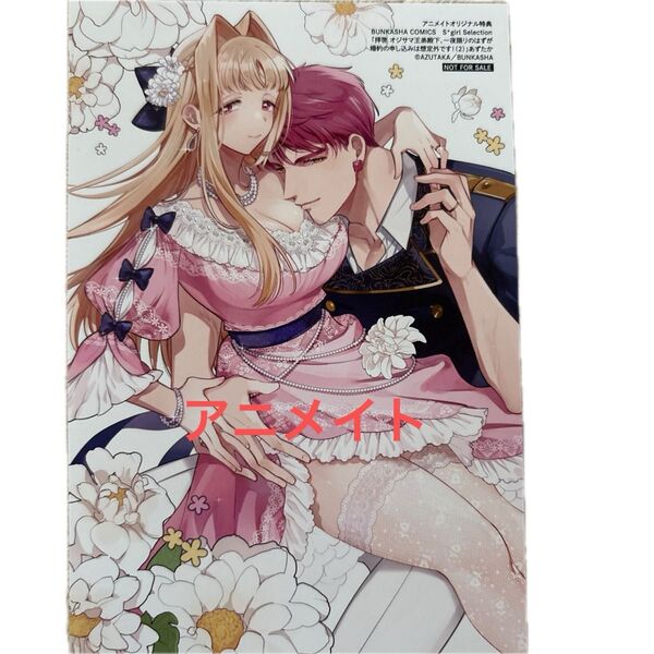アニメイト特典 拝啓 オジサマ王弟殿下、一夜限りのは 2 (ぶんか社コミックス Sgirl Sele) あずたか