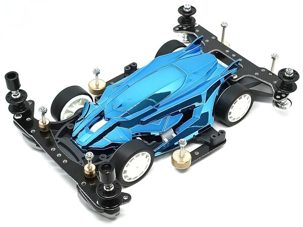 ミニ四駆 B-MAX ストッククラス 完成品 DCR-01 ブルーメッキ