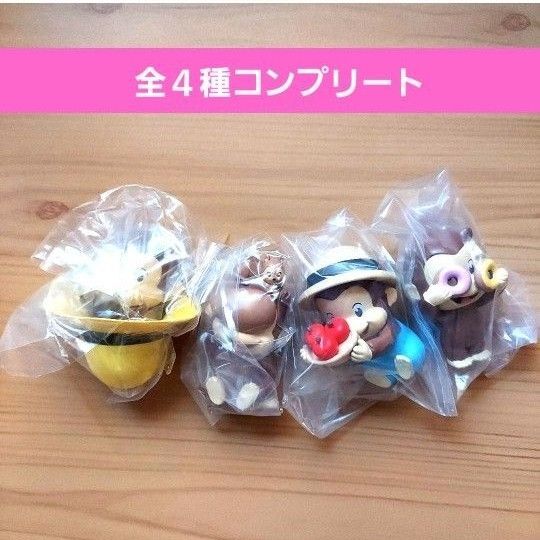 おさるのジョージかくれんぼフィギュアガチャ ガチャガチャ フルコンプ 黄色い帽子 ドーナツ りすのジャンピー りんご かわいい新品