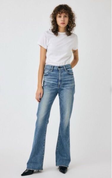MOUSSY MVS 希少26 FLARE フレア デニム マウジー ジーンズ 美脚