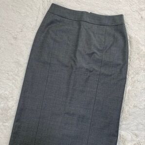 theory luxe Executive Vevila L スカート 34 フォーマル グレー セオリー リュクス