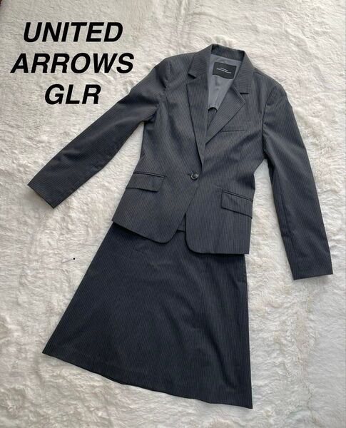 UNITED ARROWS セットアップ スーツ 38 グレー ユナイテッドアローズ GREEN LABEL RELAXING
